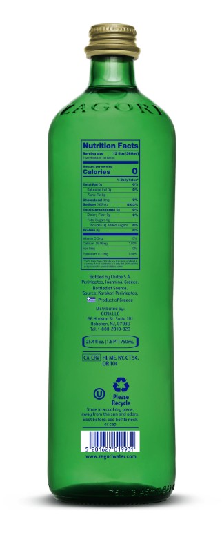 Zagori Sparkling Natural Spring Water (Glass Bottle 330 ML)