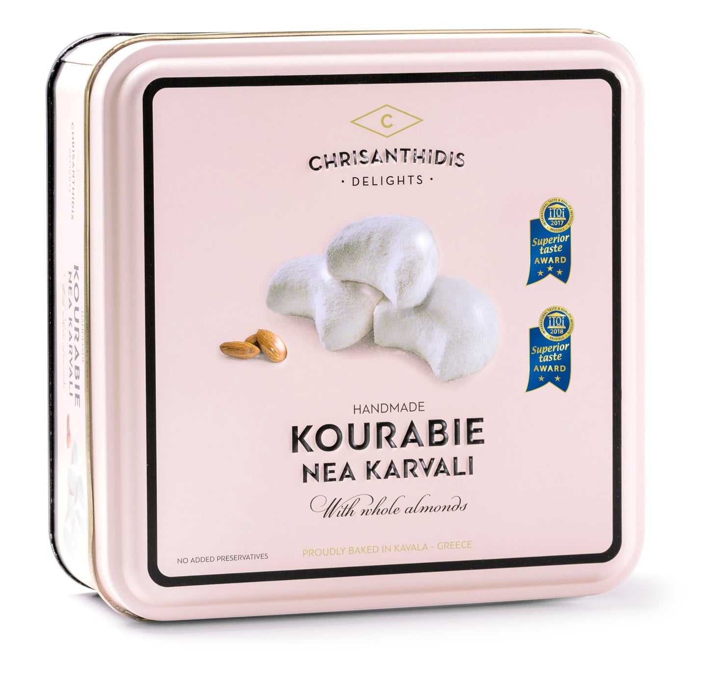 Kourabiedes with Whole Almonds