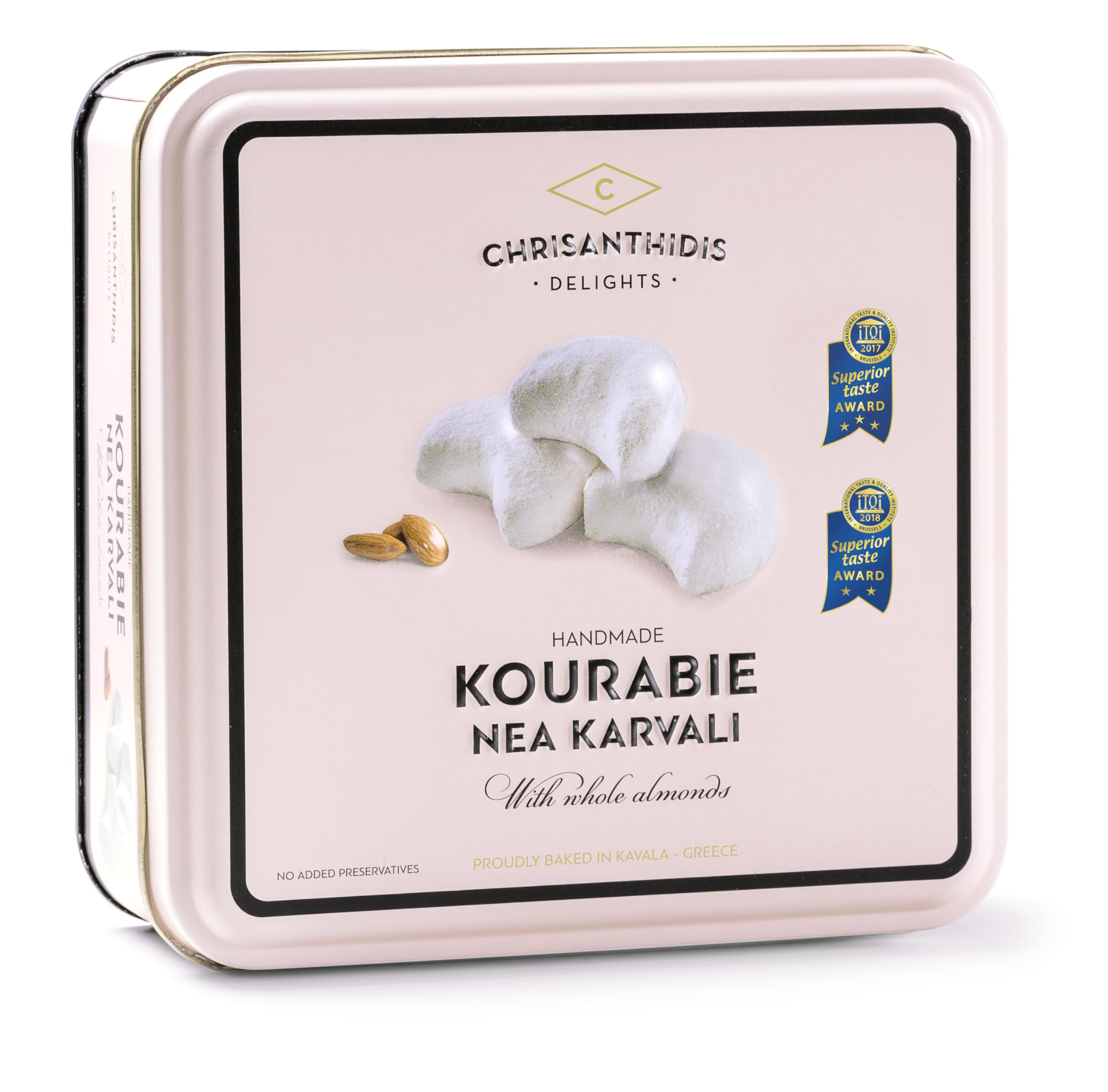 Kourabiedes with Whole Almonds