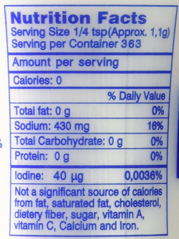 Kalas Classic Natural Iodized Salt (250 G)