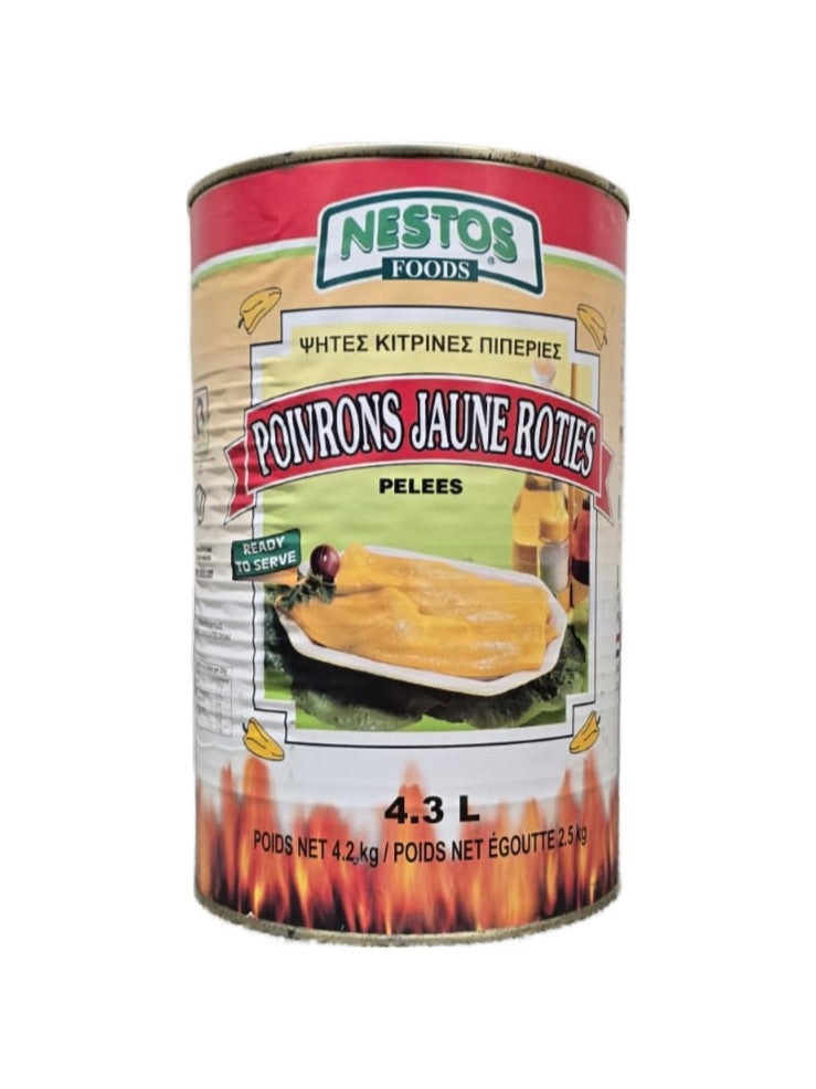Nestos Roasted Yellow Peppers