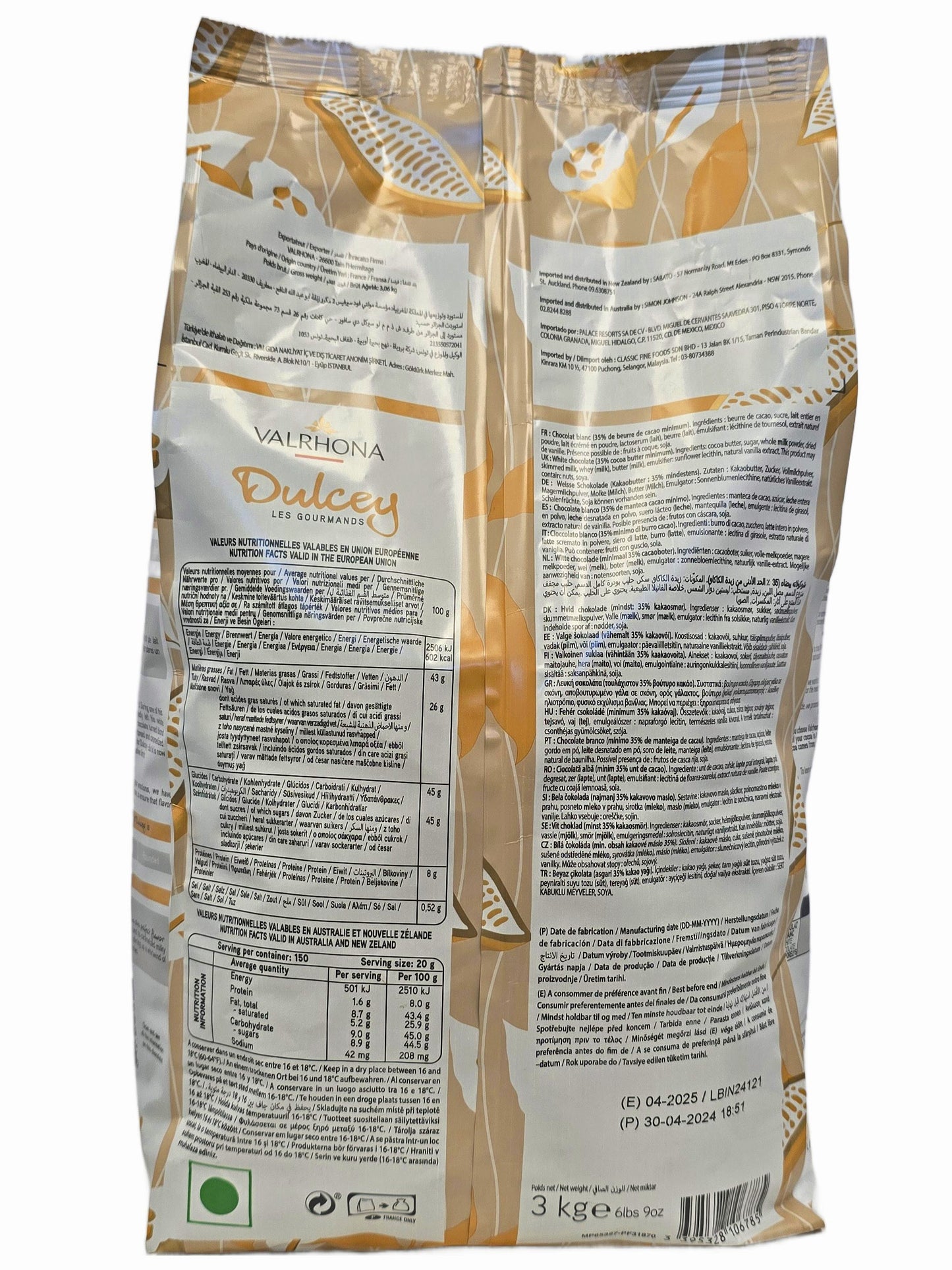 Valrhona Dulcey Chocolate