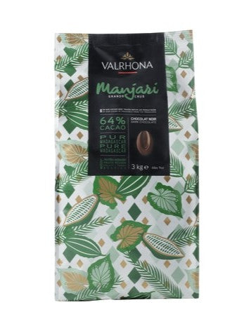 Valrhona Manjari Madagascar 64% Dark Couverture Chocolate Feves